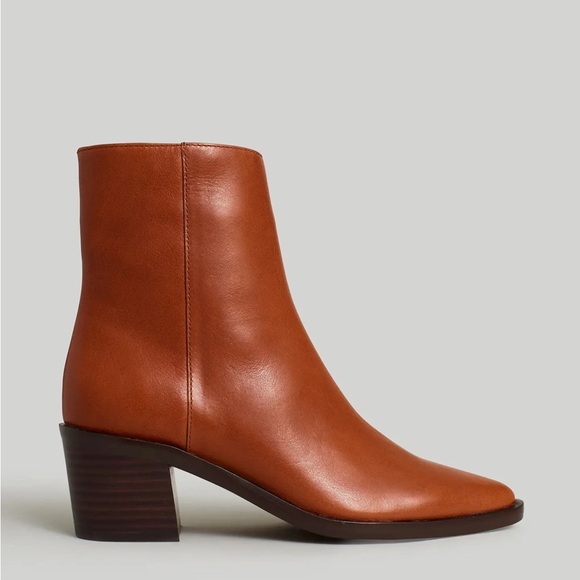 NEW Madewell The Darcy Brown Leather Ankle Boots